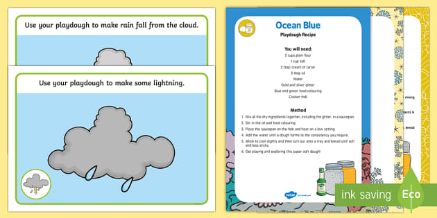 Weather Modelling Dough Recipe and Mat Pack - Twinkl