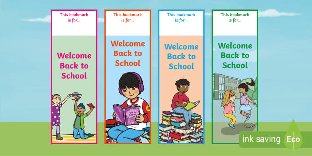 FREE! - Back to School Bookmarks: Printable Resources for Reading