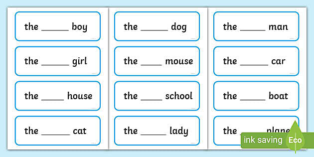 Choose Your Gift Game - Adjectives