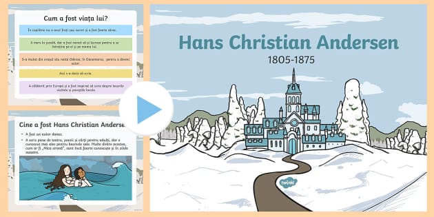 Hans Christian Andersen - Prezentare PowerPoint - Twinkl
