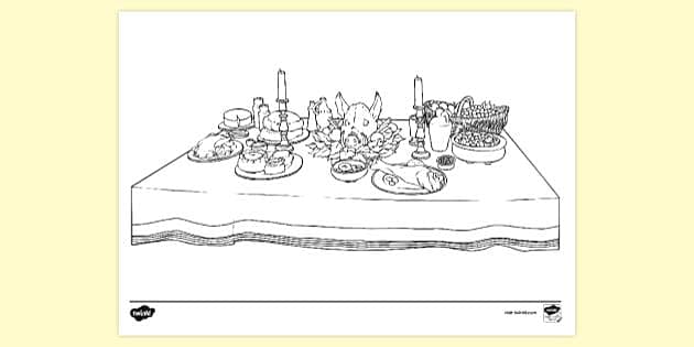 medieval feast clipart