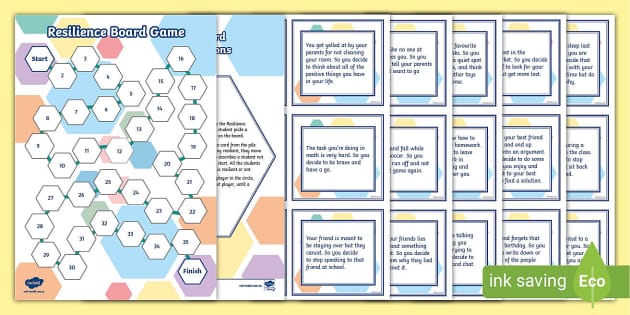 Resilience Board Game (teacher made) - Twinkl