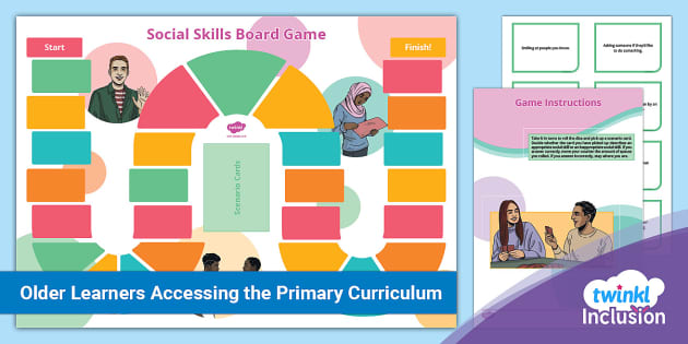 Send Older Learners Social Skills Board Game Twinkl