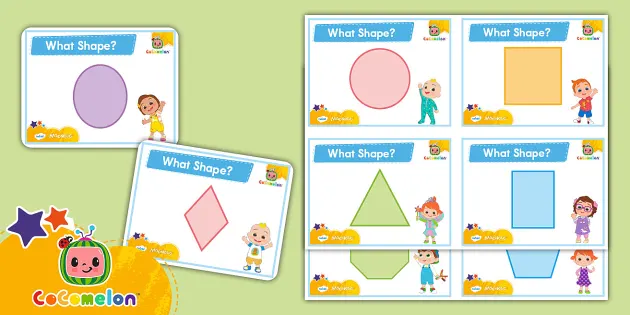 Printable Shape Flashcards Set of 12 Instant Download -  Portugal