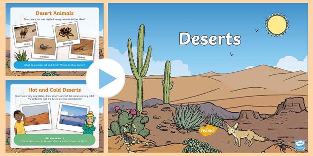 Deserts PowerPoint | Animals and Plants (teacher made)