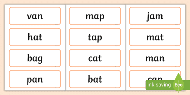 cvc a word cards teacher made
