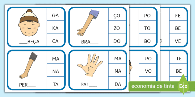 Cartões flash vogais - Recursos de ensino