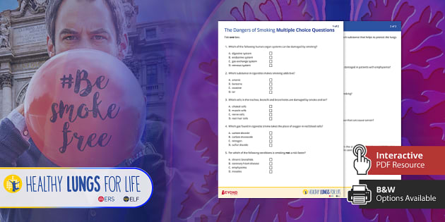 Smoking Multiple Choice Questions Beyond Secondary