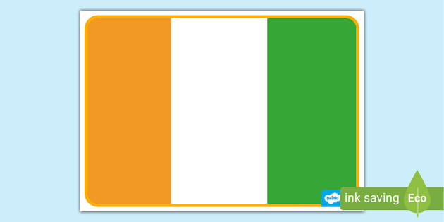 Côte d'Ivoire Flag Poster