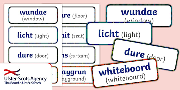 FREE! - Ulster Scots Tartan Themed Classroom Signs - Twinkl