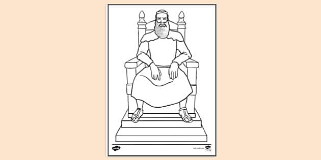 king nebuchadnezzar coloring pages