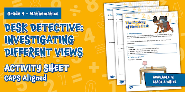 Grade 4 Mathematics - Term 3 - Desk Detective: Investigating Different ...