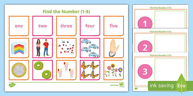 SEND Older Learners - Finding Numbers 1-5 Workstation Pack