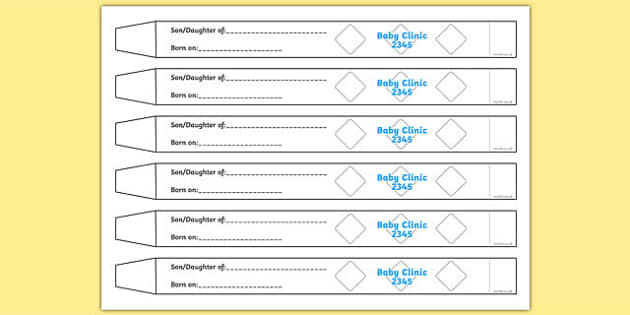 Baby Name Tag Labels (Teacher-Made)