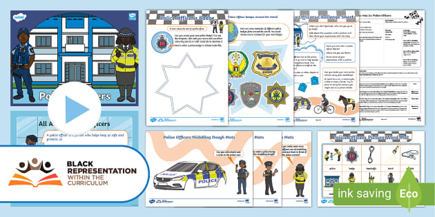 EYFS People Who Help Us: Police Officers - Twinkl