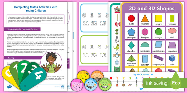 EYFS Classroom Volunteers - Guidance for Supporting Maths Activities Pack