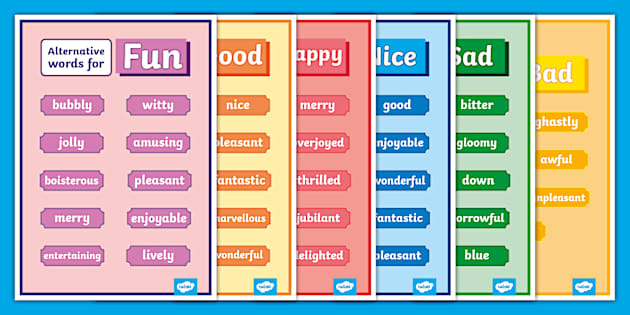 presentation alternative words