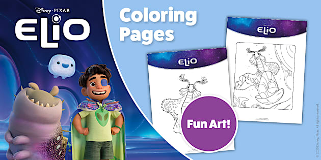 Elio: Ambassador Questa Coloring Pages