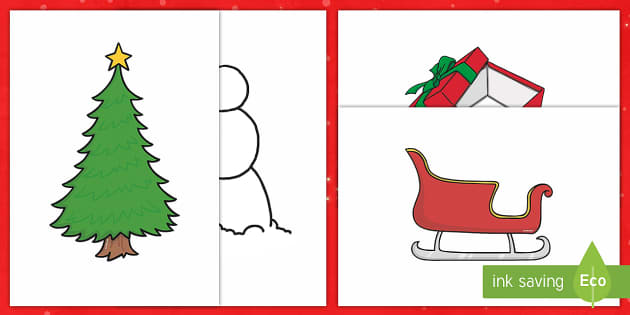 Christmas Stencils (Teacher-Made) - Twinkl