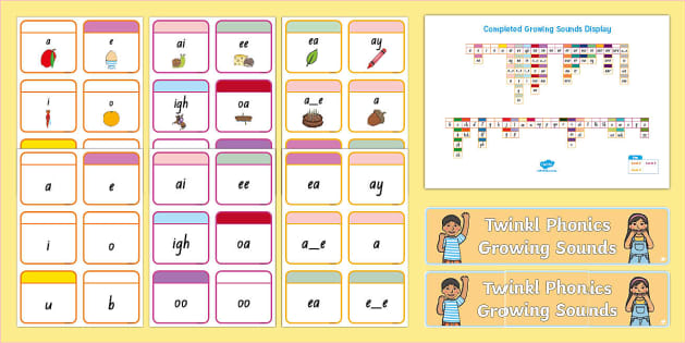 Level 5 Growing Sounds Display Pack (teacher made)