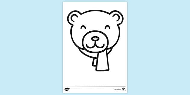 Animal bear face hand drawn sketch realistic Vector Image