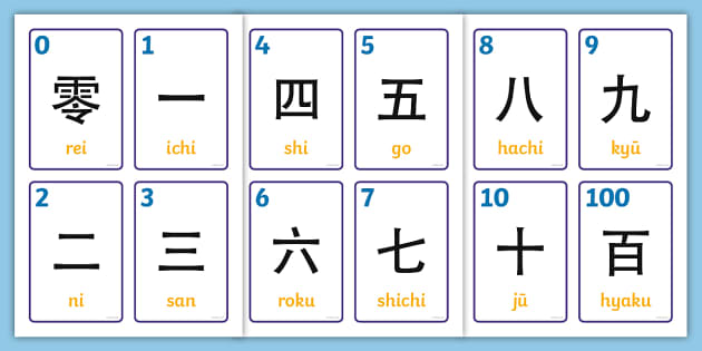 1 to 10 Japanese Counting Flashcards - Languages - Primary