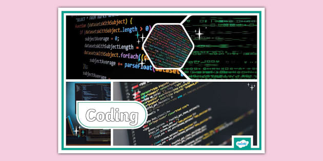 Coding Display Poster (teacher made) - Twinkl