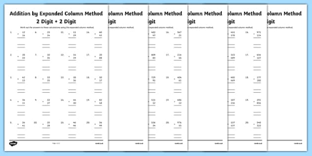 year-3-addition-by-expanded-column-method-worksheet