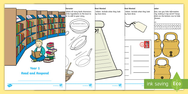 y1 english worksheets free printable read respond