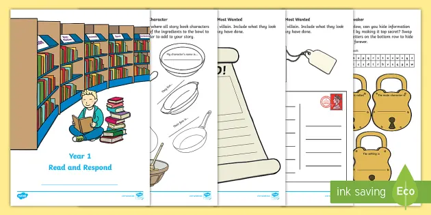 year 1 read and respond comprehension activity