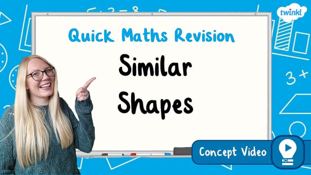 FREE! - 👉 Similar Shapes | KS2 Maths Concept Video