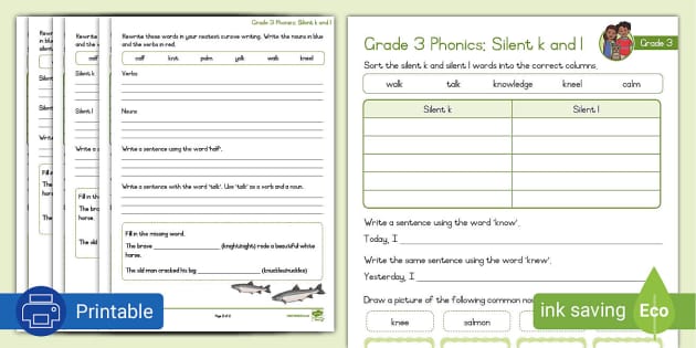 grade-3-phonics-silent-k-and-l-differentiated-worksheets