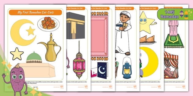 My First Ramadan Cut Outs (teacher made) - Twinkl