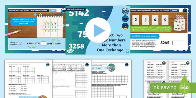 Maths Y4 Week 1 days 1, 2, 3, 4 and 5