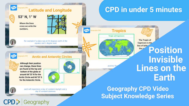 Video 3 Locational Knowledge CPD: Position - Latitude and Longitude