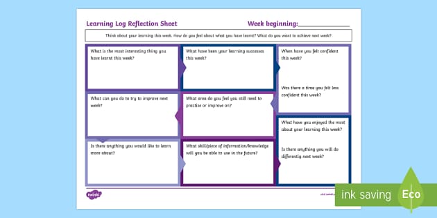 learning-log-reflection-template-printable-worksheet