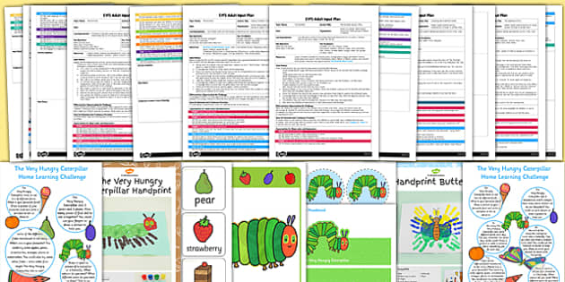 EYFS Adult Input Planning and Resource Pack to Support Teaching on The Very