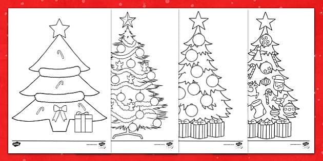 Desenhos de natal para colorir