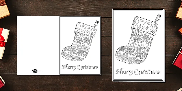 How To Draw a Christmas Stocking – Emily Drawing