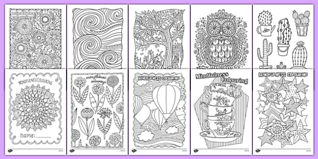 The Wellbeing Colouring Book: Calm (Wellbeing Colouring Books for Adults)