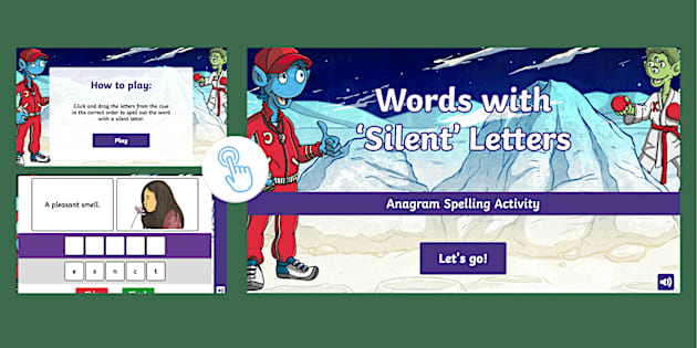 Words with 'Silent' Letters KS2 English Anagram Activity