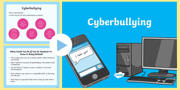 Cyberbullying PowerPoint Presentation (teacher Made)