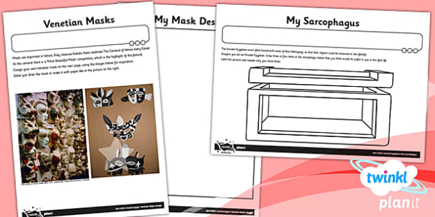 Art: Ancient Egypt UKS2 Unit Home Learning Tasks - Twinkl