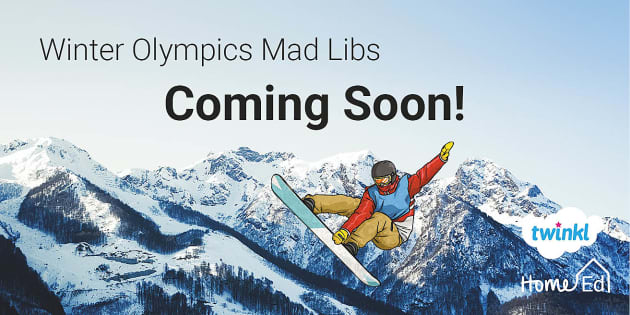 Winter Olympics Mad Libs