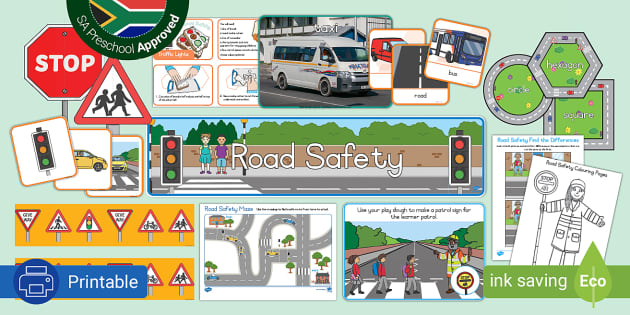 Road Crossing Safety Cards (Teacher-Made) - Twinkl