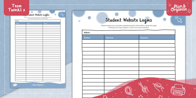 Buy Password Log 2 Layouts Printable, Fillable PDF Password Tracker,  Password List, Password Organiser Instant Download Online in India 