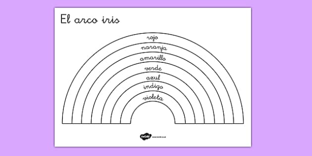 Hoja De Colorear El Arco Iris Teacher Made El arcoiris esta compuesto en total por 7 colores, algunos mas faciles que otros de identificar por el ojo humano. colorear el arco iris teacher made