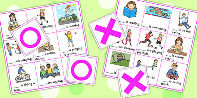 He, She And They Noughts And Crosses Game (teacher made)