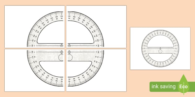 Giant 360 Degree Protractor Maths Display Cut Out Giant 360 Degree Protractor Maths Display Cut Out