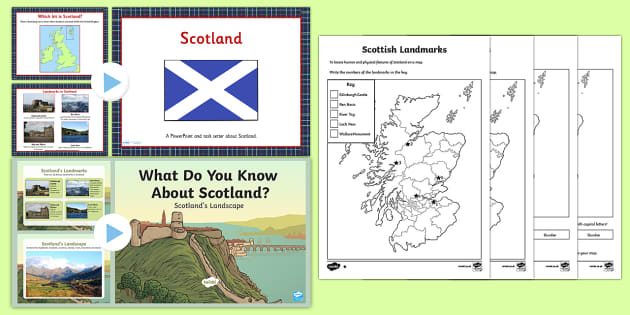 Scottish Lessons Scotland Lesson Teaching Pack - united kingdom, geography, scots